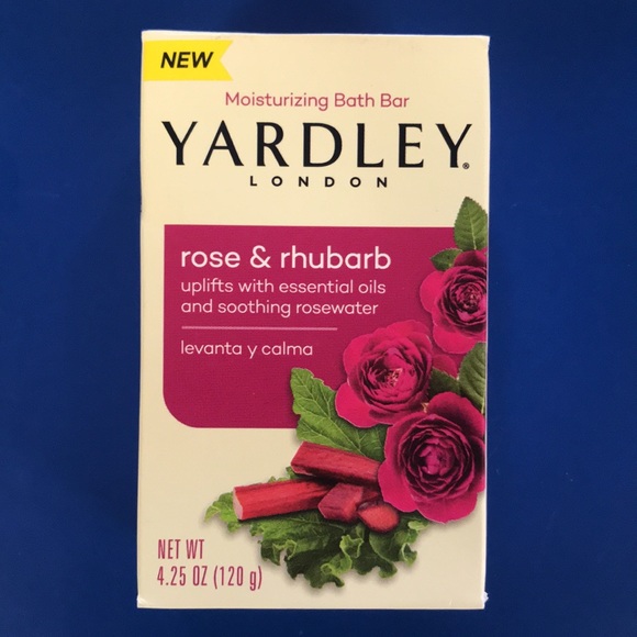 2 - Yardley Rose & Rhubarb Moisturizing Bath Bars - Picture 2 of 2